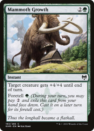 Mammoth Growth (183) [KHM] - MTG Single