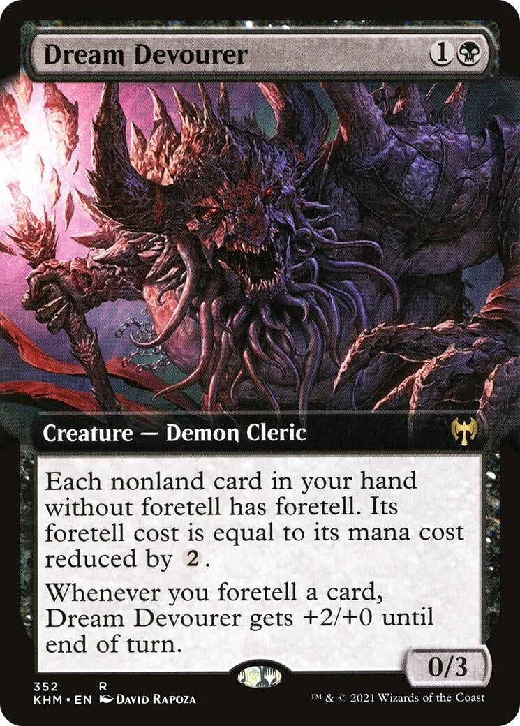 Dream Devourer (Extended Art) (352) [KHM] - MTG Single
