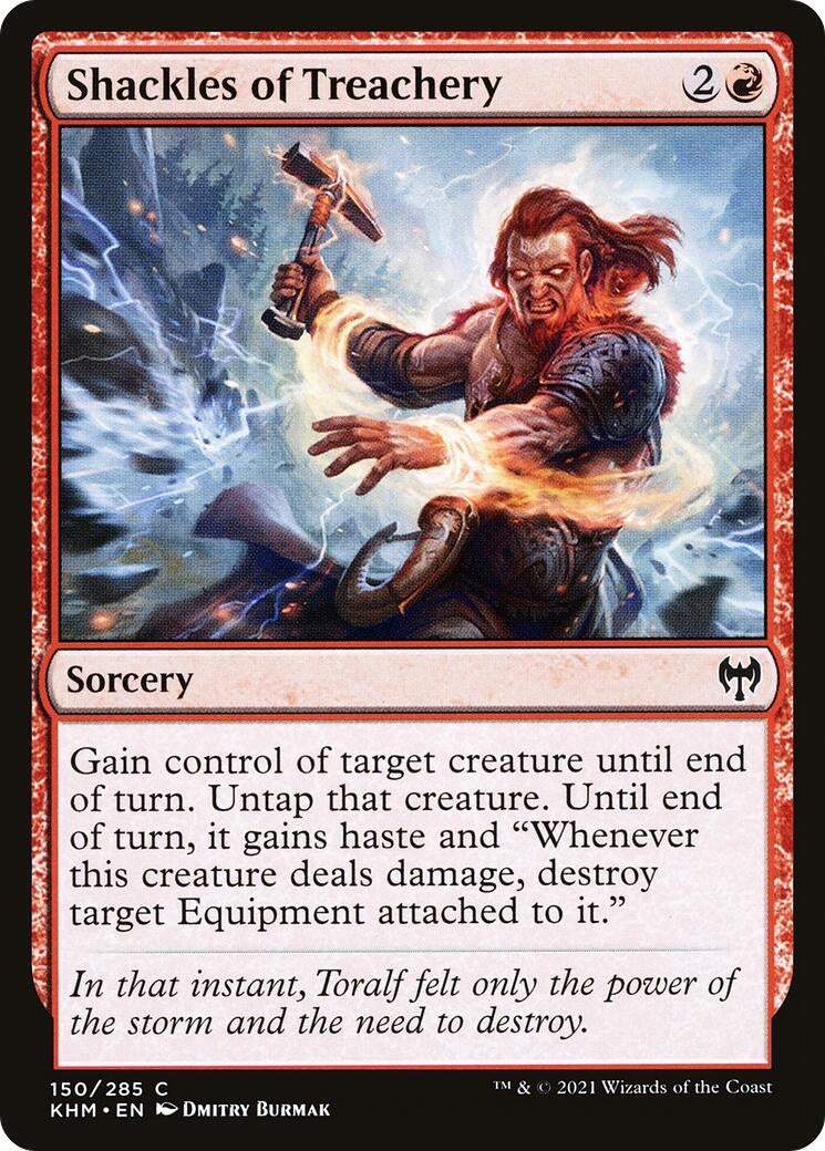 Shackles of Treachery (150) [KHM] - MTG Single
