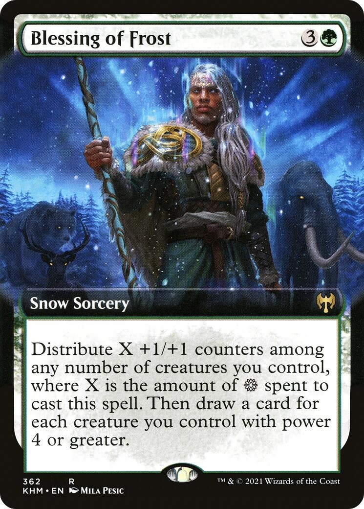 Blessing of Frost (Extended Art) (362) [KHM] - MTG Single