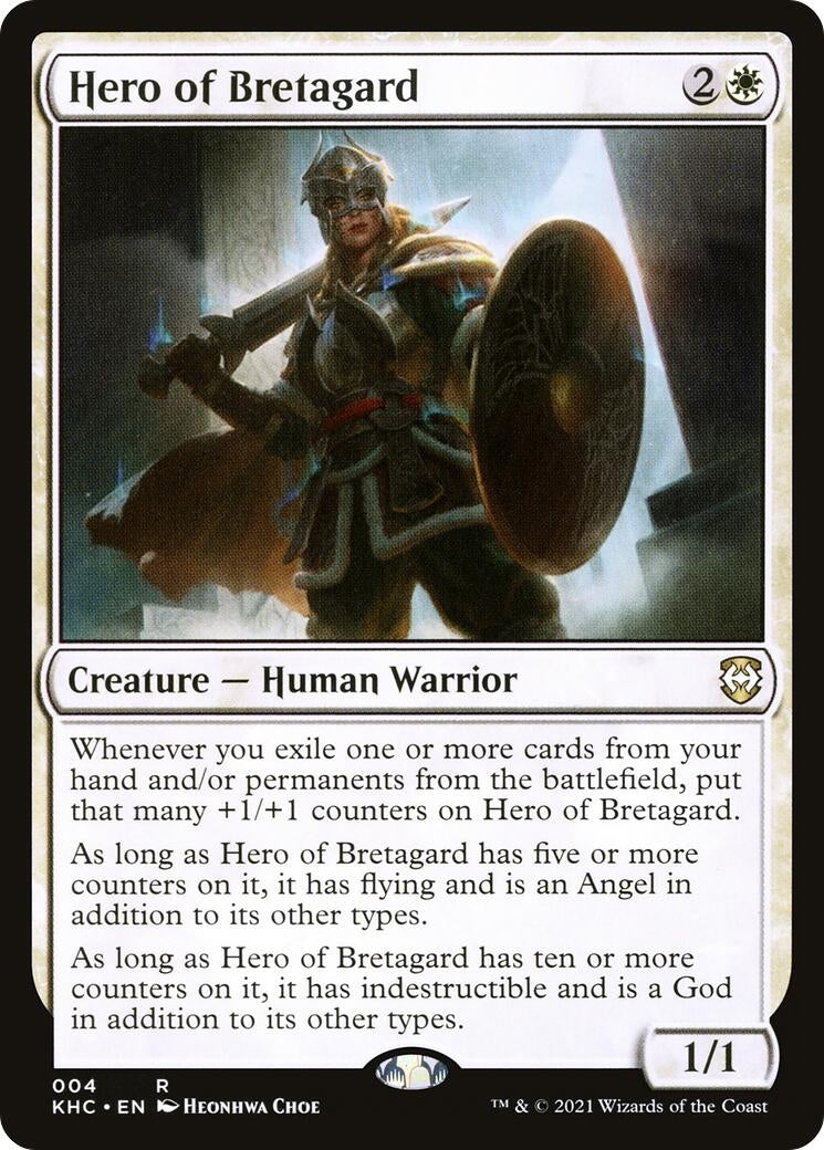Hero of Bretagard (4) [KHC] - MTG Single
