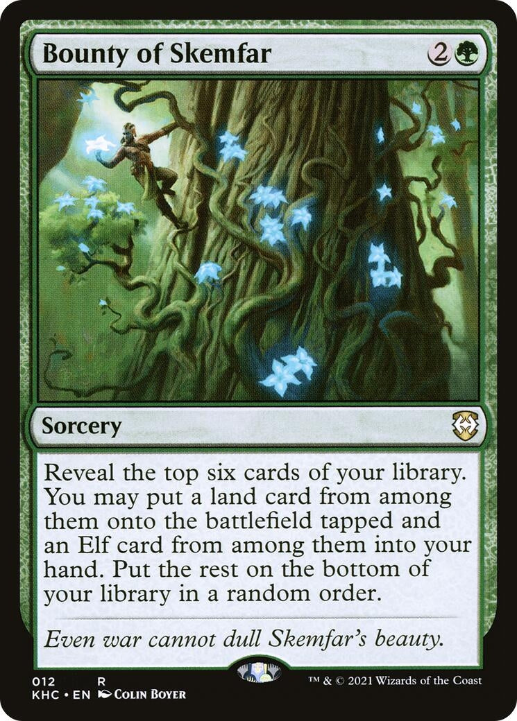 Bounty of Skemfar (12) [KHC] - MTG Single