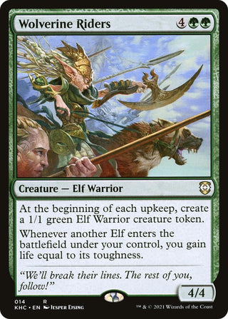 Wolverine Riders (14) [KHC] - MTG Single