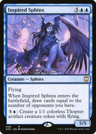 Inspired Sphinx (40) [KHC] - MTG Single