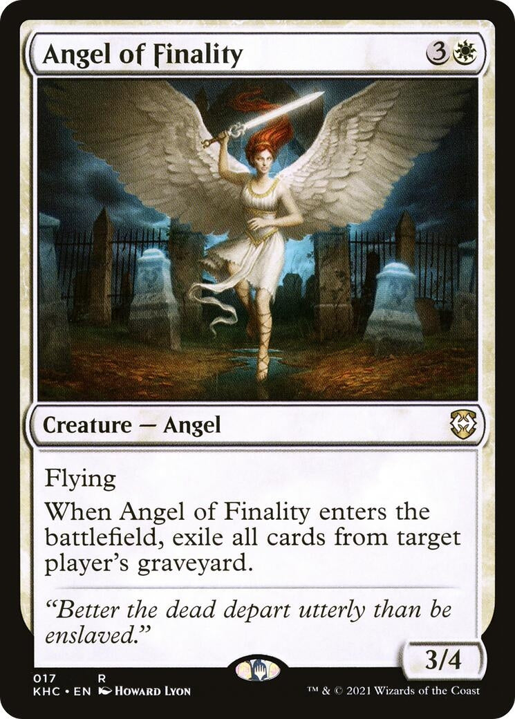 Angel of Finality (17) [KHC] - MTG Single