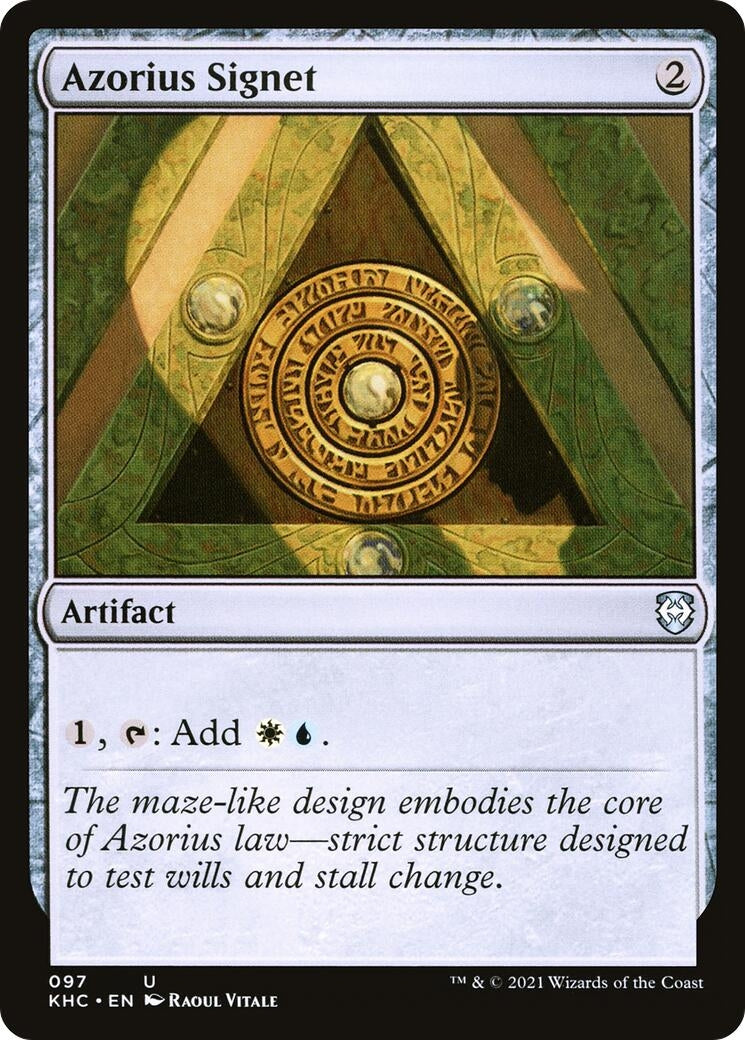Azorius Signet (97) [KHC] - MTG Single