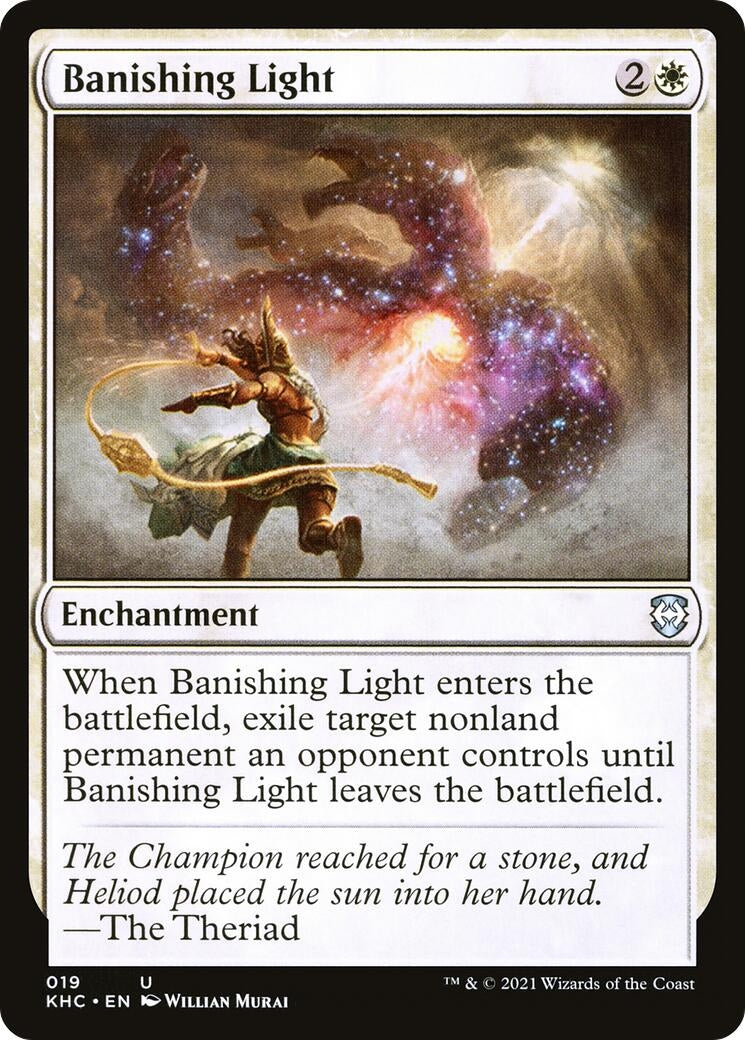 Banishing Light (19) [KHC] - MTG Single