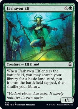 Farhaven Elf (62) [KHC] - MTG Single