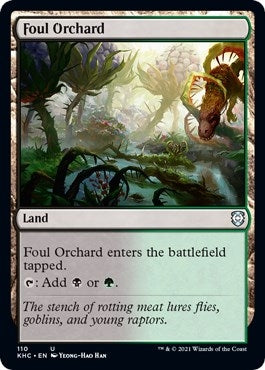 Foul Orchard (110) [KHC] - MTG Single