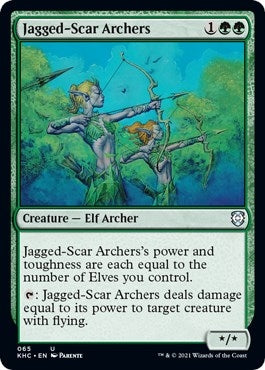 Jagged-Scar Archers (65) [KHC] - MTG Single