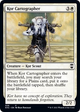 Kor Cartographer (28) [KHC] - MTG Single