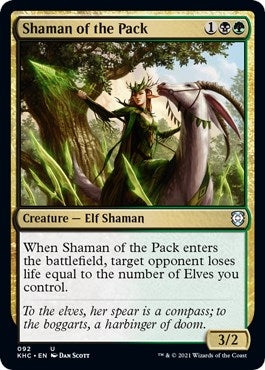 Shaman of the Pack (92) [KHC] - MTG Single