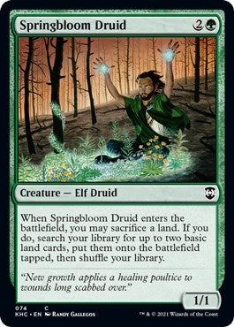Springbloom Druid (74) [KHC] - MTG Single