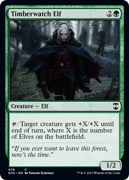 Timberwatch Elf (76) [KHC] - MTG Single