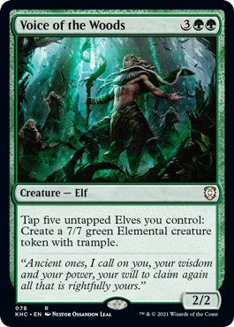 Voice of the Woods (78) [KHC] - MTG Single