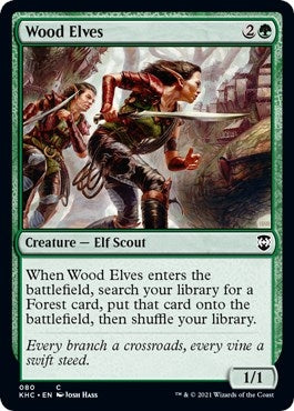 Wood Elves (80) [KHC] - MTG Single