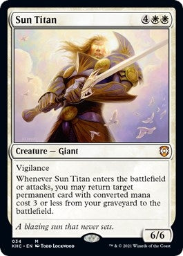 Sun Titan (34) [KHC] - MTG Single