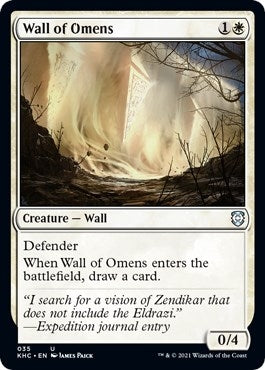 Wall of Omens (35) [KHC] - MTG Single