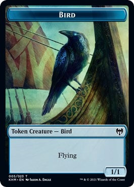 Bird (005) // Soldier Double-sided Token (0) [KHC] - MTG Single