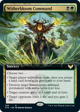 Witherbloom Command (Extended Art) (356) [STX] - MTG Single