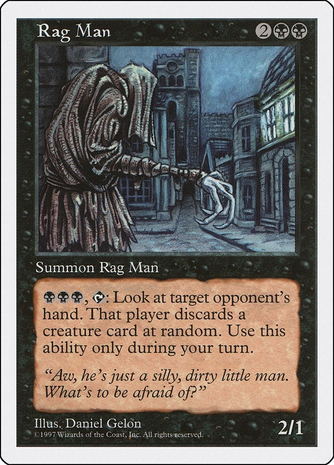 Rag Man [5ED] - MTG Single