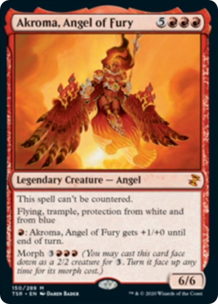 Akroma Angel of Fury (150) [TSR] - MTG Single