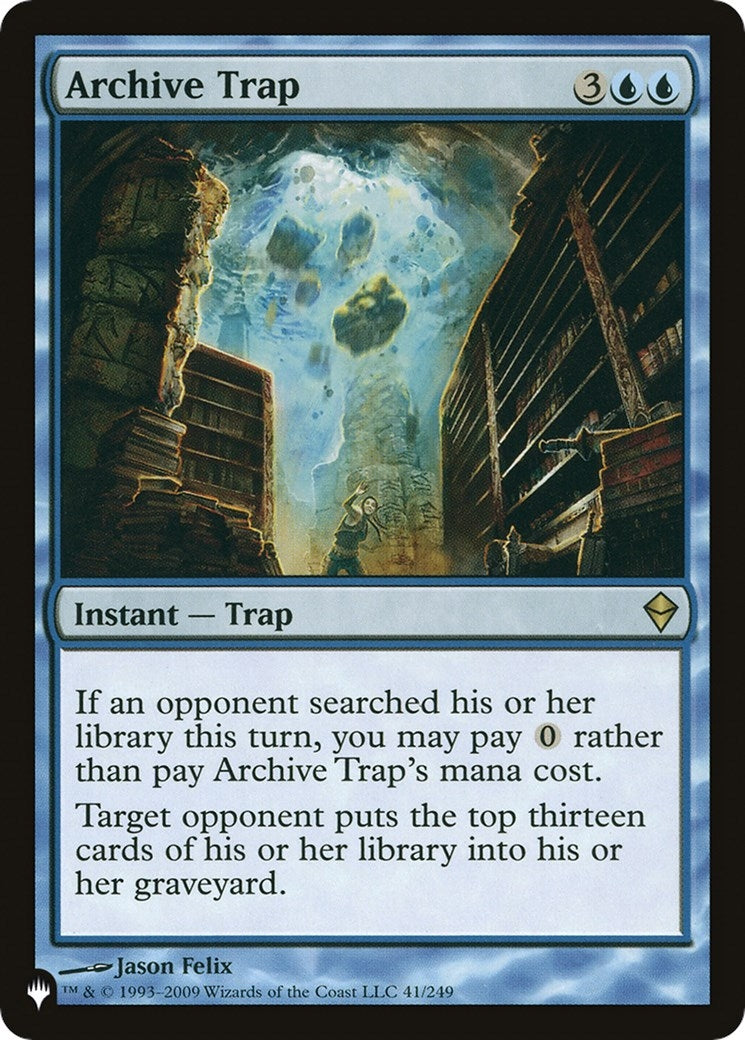 Archive Trap (41) [LIST] - MTG Single
