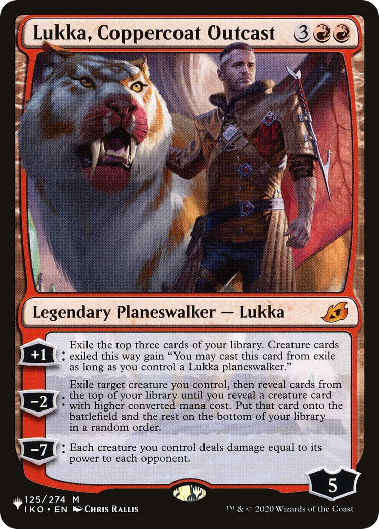 Lukka Coppercoat Outcast (125) [LIST] - MTG Single