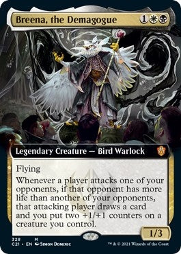 Breena the Demagogue (Extended Art) (328) [C21] - MTG Single