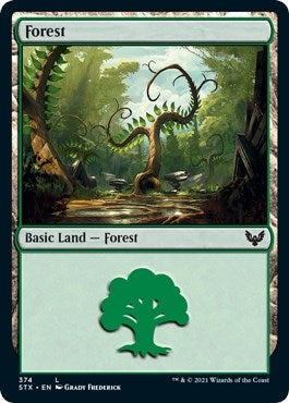Forest (374) (374) [STX] - MTG Single
