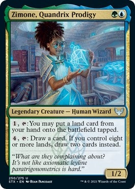 Zimone Quandrix Prodigy (250) [STX] - MTG Single