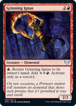 Grinning Ignus (104) [STX] - MTG Single