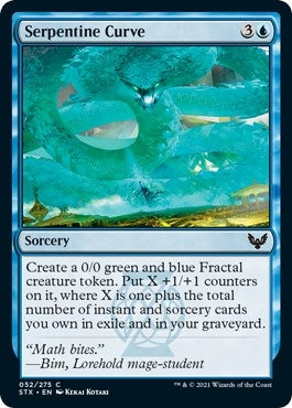 Serpentine Curve (52) [STX] - MTG Single