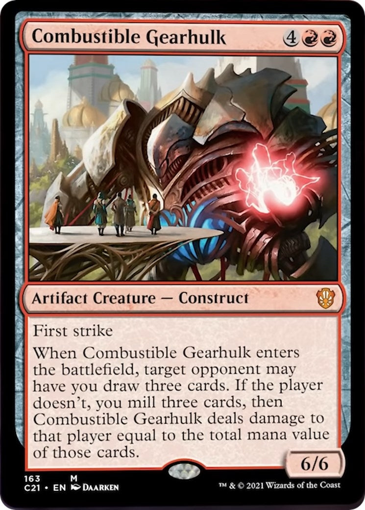 Combustible Gearhulk (163) [C21] - MTG Single