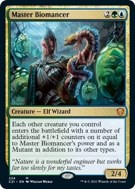 Master Biomancer (224) [C21] - MTG Single