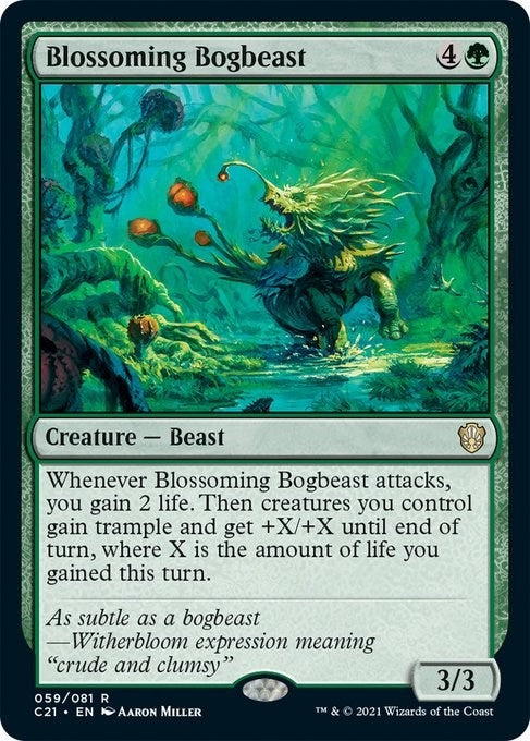 Blossoming Bogbeast (59) [C21] - MTG Single