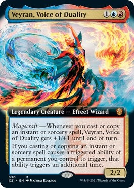 Veyran Voice of Duality (Extended Art) (330) [C21] - MTG Single