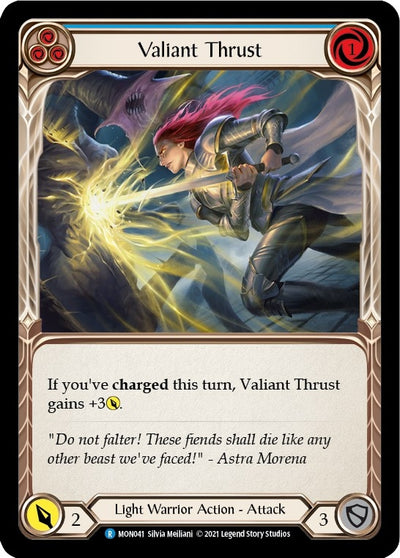 Valiant Thrust (Blue) (41) [MON]