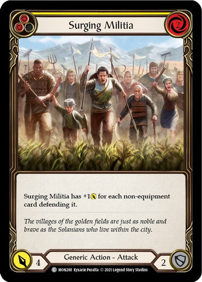 Surging Militia (Yellow) (288) [MON]