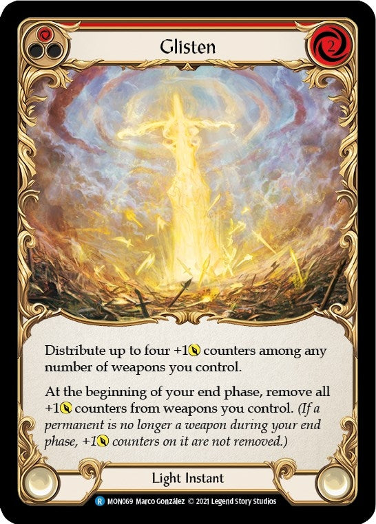 Glisten (Red) (69) [MON] - Flesh and Blood TCG Single