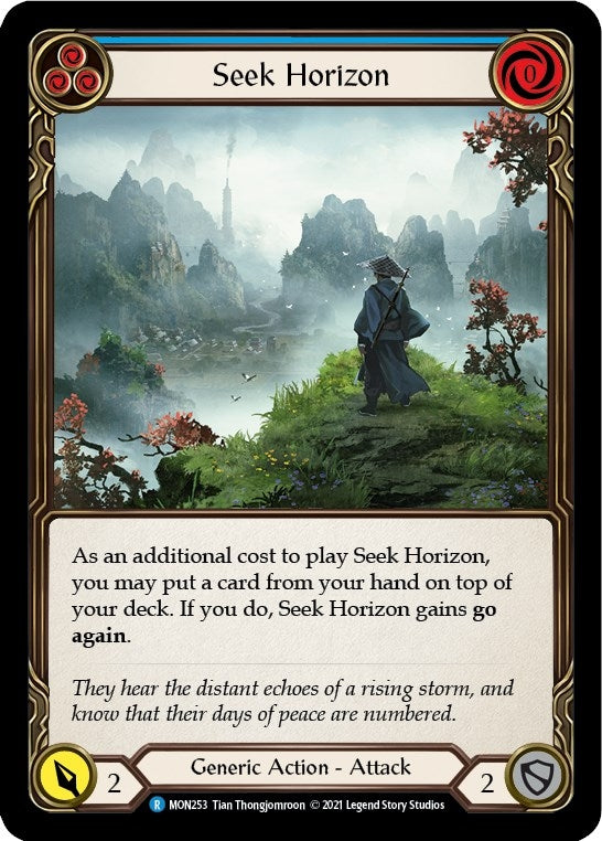 Seek Horizon (Blue) (253) [MON] - Flesh and Blood TCG Single