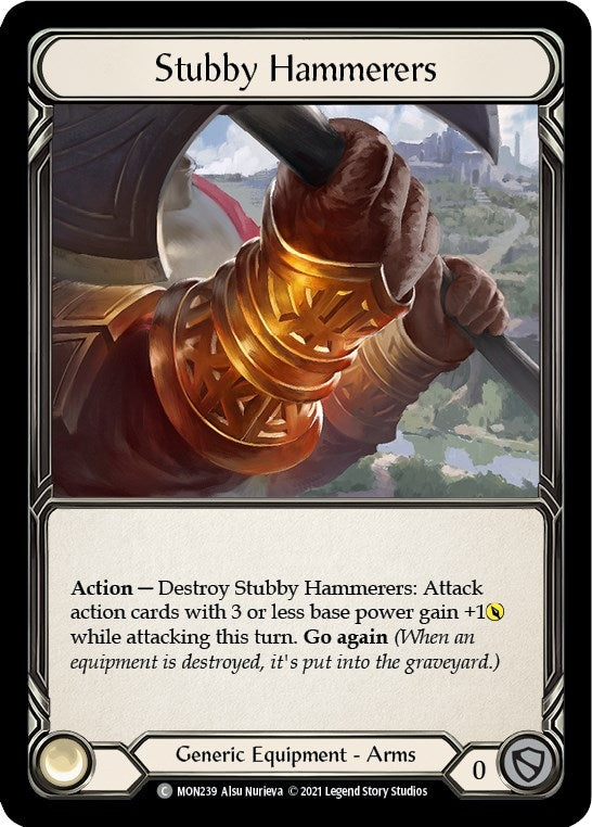 Stubby Hammerers (239) [MON] - Flesh and Blood TCG Single