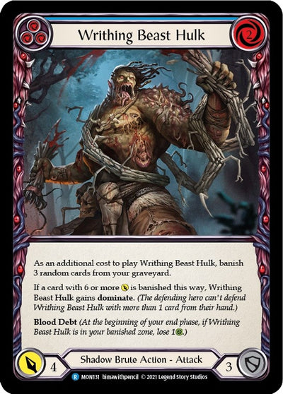 Writhing Beast Hulk (Blue) (131) [MON]