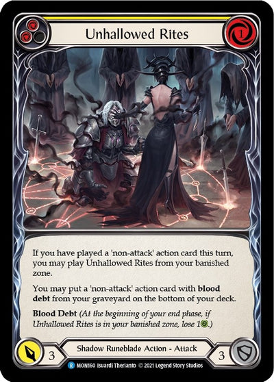 Unhallowed Rites (Yellow) (160) [MON]