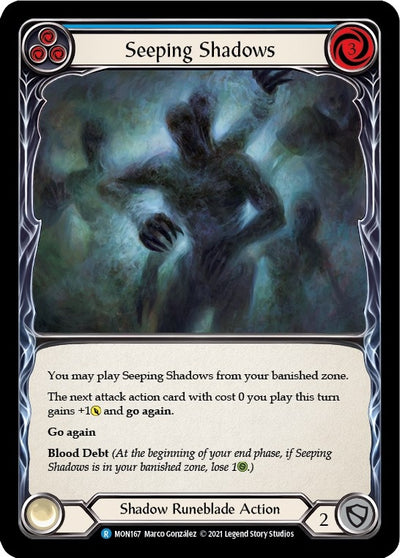 Seeping Shadows (Blue) (167) [MON]