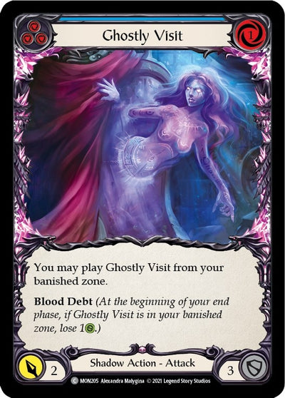 Ghostly Visit (Blue) (205) [MON]