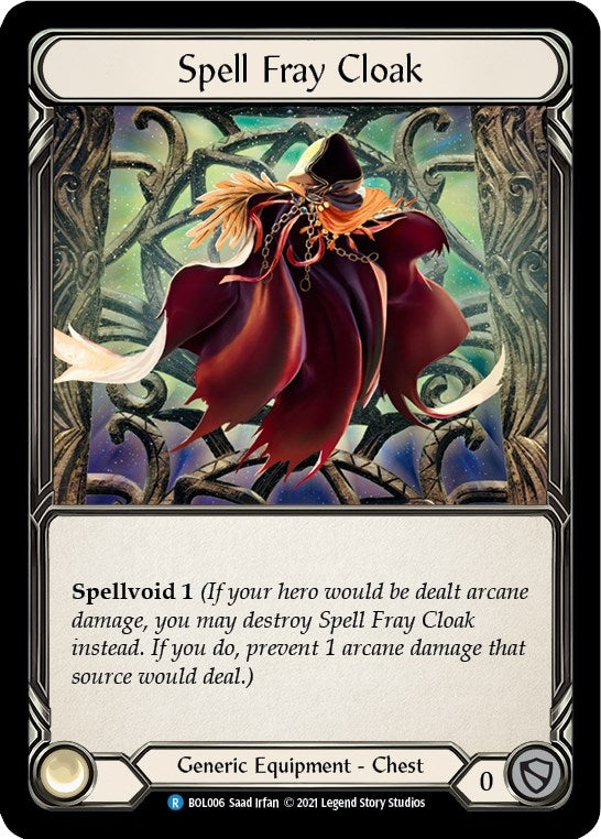 Spell Fray Cloak (6) [BOL] - Flesh and Blood TCG Single