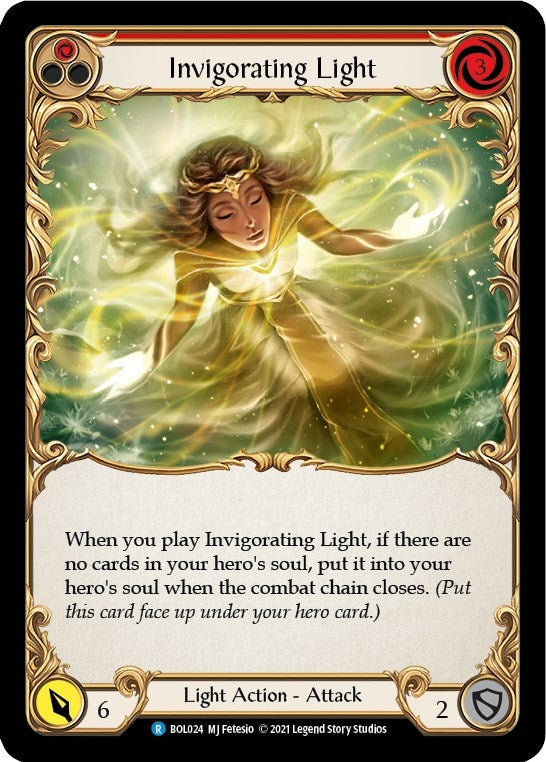 Invigorating Light (Red) (24) [BOL] - Flesh and Blood TCG Single