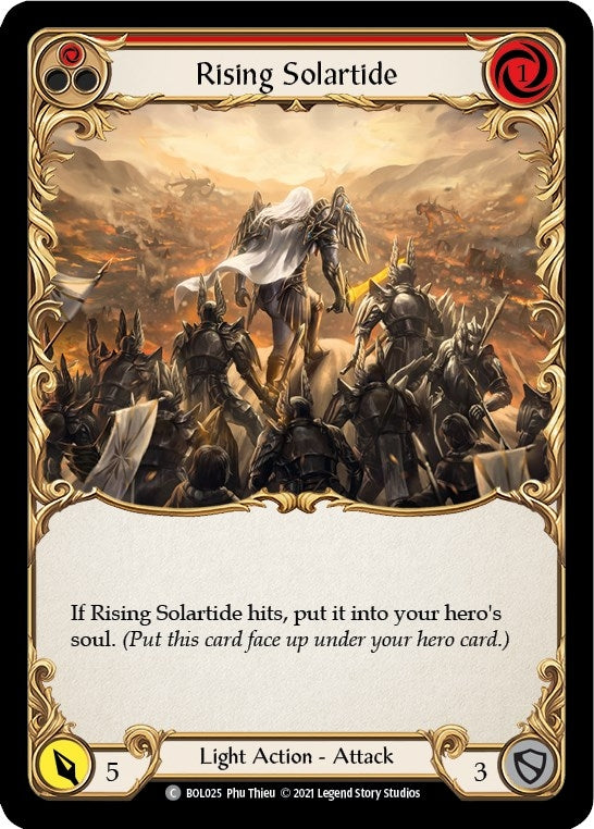 Rising Solartide (Red) (25) [BOL] - Flesh and Blood TCG Single