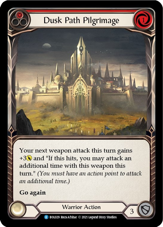 Dusk Path Pilgrimage (Red) (29) [BOL] - Flesh and Blood TCG Single